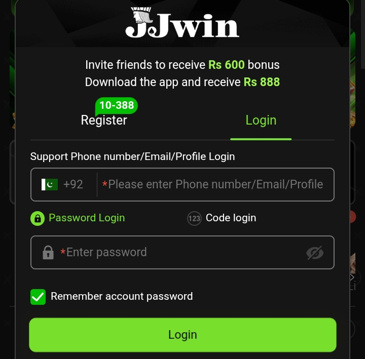 Login And Register