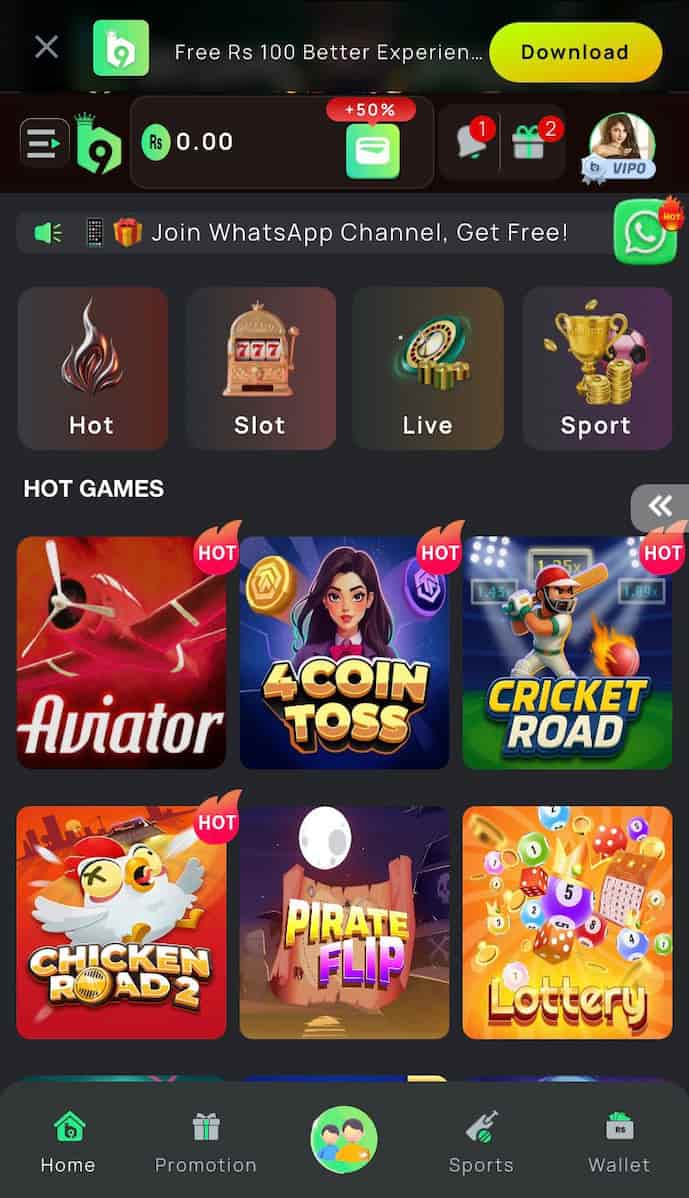 B 9 Game
